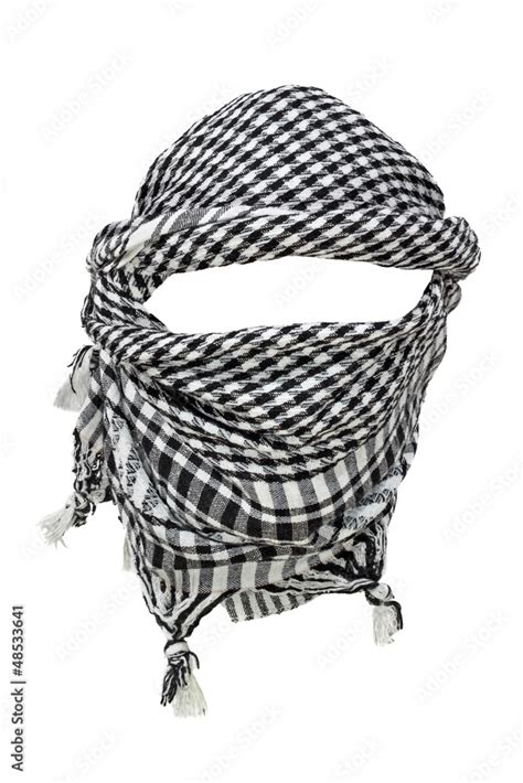 keffiyeh arabic traditional head wrap foto de stock adobe stock