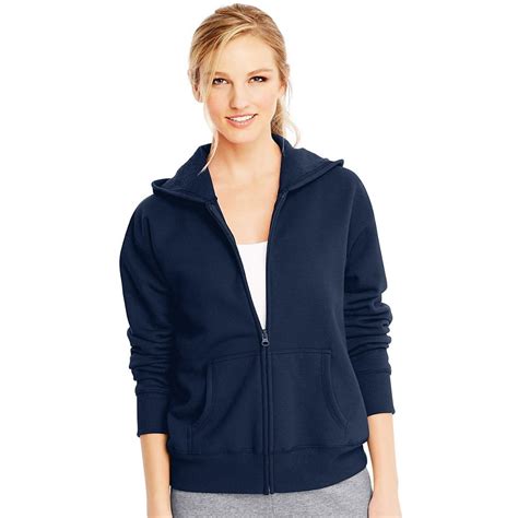 Hanes Hanes Womens Full Zip Hoodie Sweatshirt Style O4637 Walmart