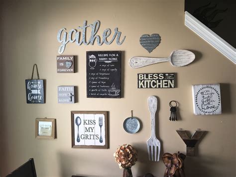 My Finished Project Kitchen Gallery Wall Modern Kitchen Wall Decor