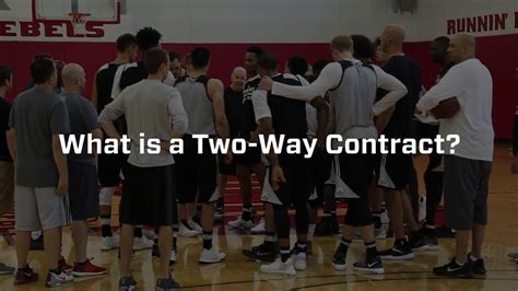 What Is A Two Way Contract In The Nba Youtube