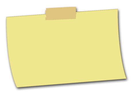 Sticky Note Png