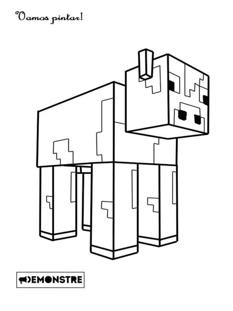 Desenhos Para Imprimir E Colorir Do Minecraft Minecraft Para Colorir