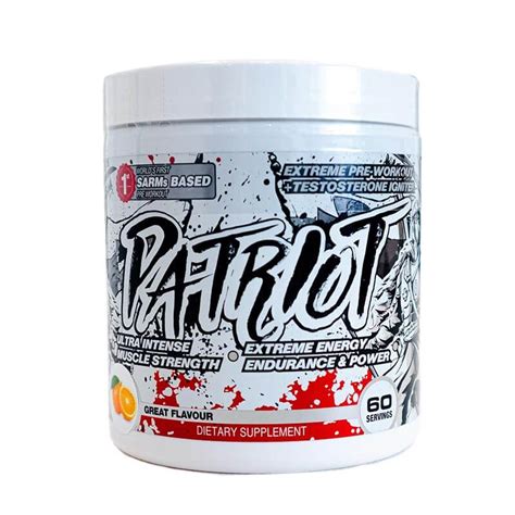 Patriot Extreme Pre Workout Dmaa And Sarms Fatburnersat