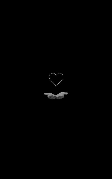 I Give You My Love Theme Black Heart Hands Hd Phone Wallpaper Peakpx