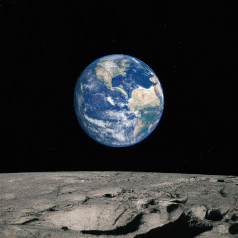 Earth From The Moon Realistic Photography Openart