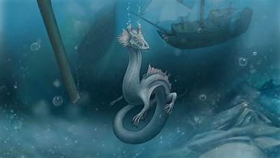 Dragon Underwater Fantasy Sea Dragons Water Monster