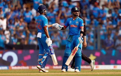 Odi World Cup 2023 India Chalk Off New Zealand With Incredible Batting Virat Kohli Achieves