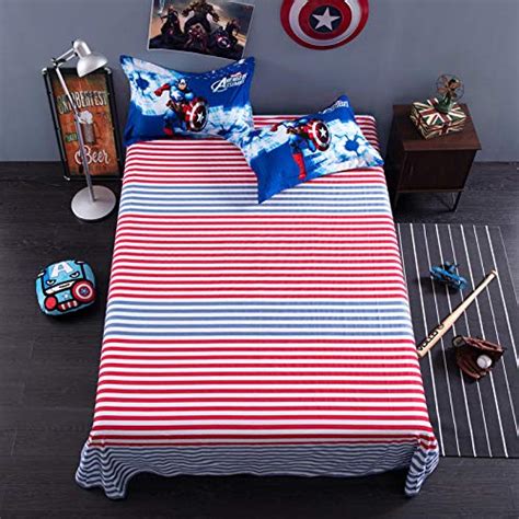 Showing 60 bedding filtered to 1 brand. EVDAY 3D Marvel Boys Bedding Set 100% Cotton Captain ...