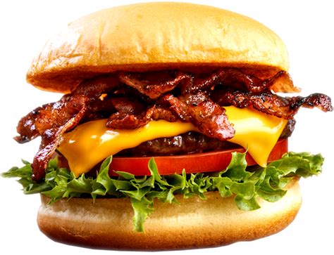 Hamburger Cheeseburger French Fries Fast Food Bacon Bacon Png