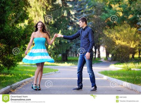 A Man And A Woman Dancing Stock Image Image Of Hands 44613455
