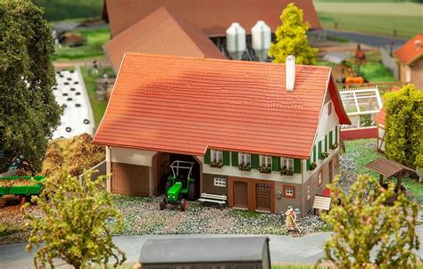 Basteln mit schließlich kosten die vorlagen in der regel nichts! Erlebniswelt-Modellbahn - FALLER 191744 H0 Großes Bauernhaus