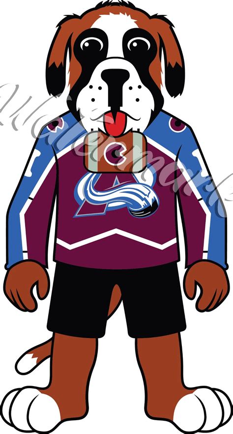 Colorado Avalanche Mascot Shirt Bernie Mascot Shirt 🏒🏆 Sportz For Less