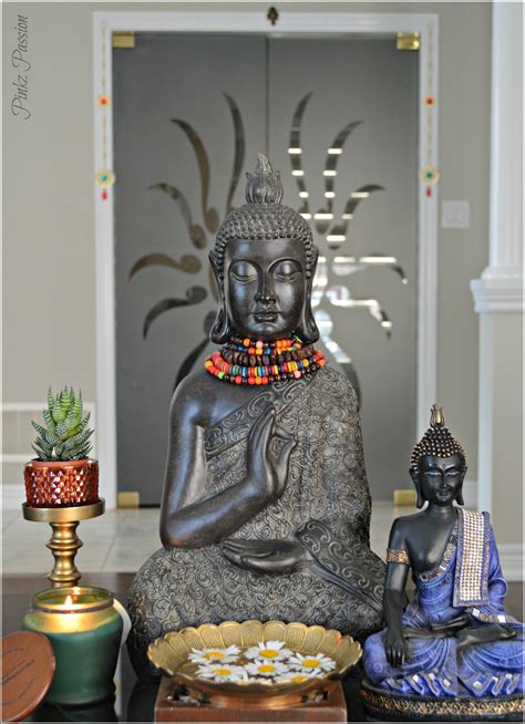 Buddha Peaceful Corner Zen Home Decor Interior Styling Console