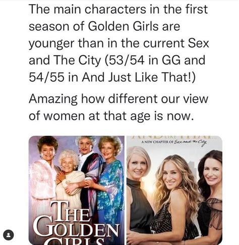 The Main Characters In The First Season Of Golden Girls Are Younger Than In The Current Sex And