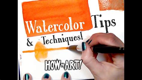 Easy Watercolor Tips And Techniques For Beginners Youtube