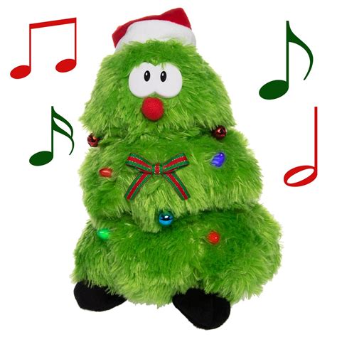 buy simply genius singing dancing christmas tree animated christmas character 12” stuffed