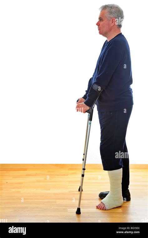 Crutches Cast Hi Res Stock Photography And Images Alamy