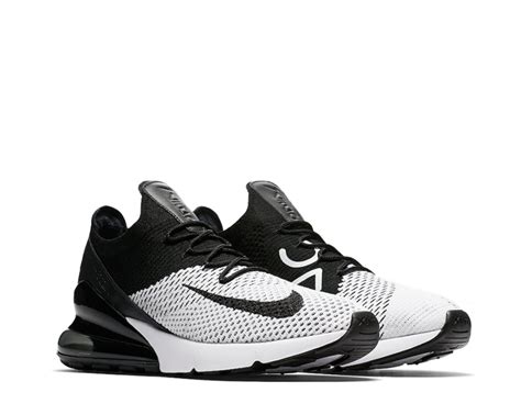 Nike Air Max 270 Flyknit White Black Ao1023 100 Noirfonce