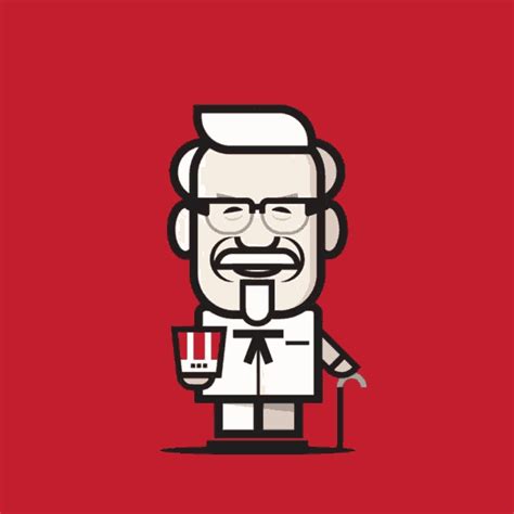 Chicken fried licking gifs southern skillet screen meat food these fry moist stick hard hungry without crispy hutch dark outside. Kfc Colonel GIF - Kfc Colonel Sanders - Discover & Share GIFs