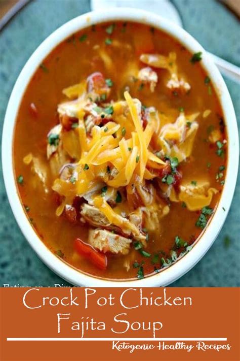 It would really jazz up this easy baked enchilada recipe or this crock pot chicken and rice recipe. Crock Pot Chicken Fajita Soup - The Healthy Chef