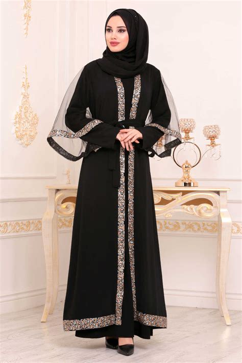 Neva Style Black Hijab Abaya 95840s Neva