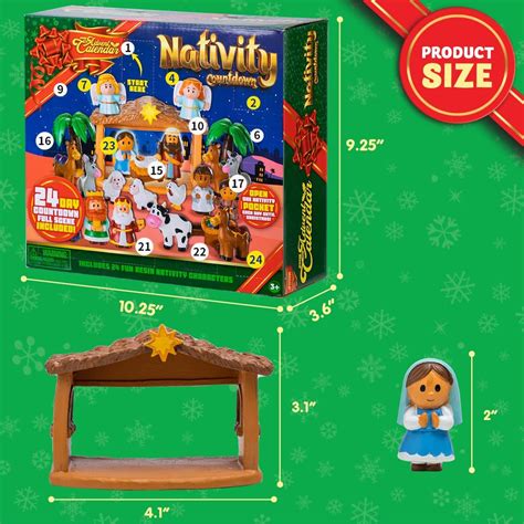 Mini Nativity Figurine Advent Calendar Joyin