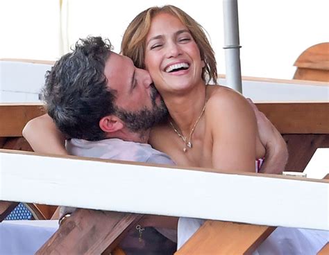 Jennifer Lopez Beams As Ben Affleck Sweetly Kisses Her Neck