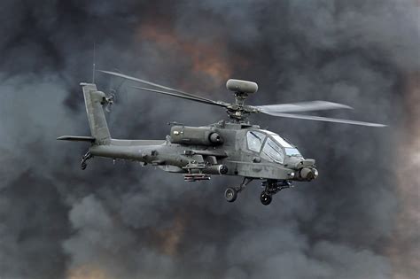 Gray Helicopter Helicopters Boeing Ah 64 Apache Hd Wallpaper