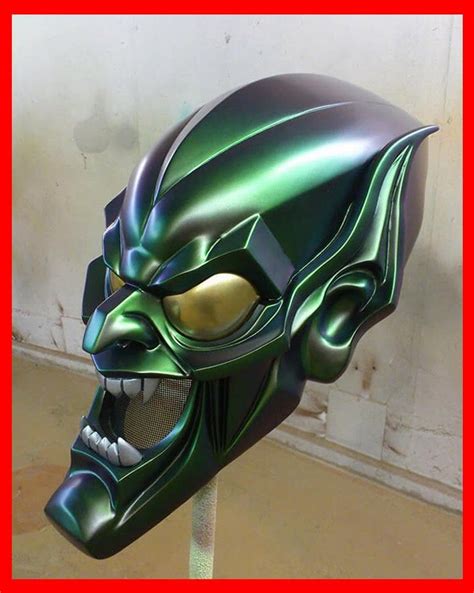 And oh, sweet god, i hope there's not an osborn under that mask, i really can't handle any more osborns. Full Size GREEN GOBLIN Helmet Mask Props | Green goblin ...