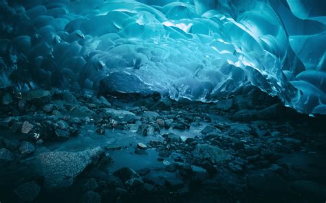 Ice Caves Wallpaper 4k Frozen Glacier 5424