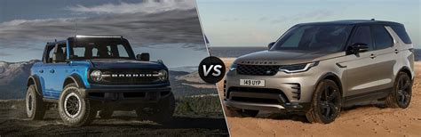 2021 Ford Bronco Vs 2021 Land Rover Discovery