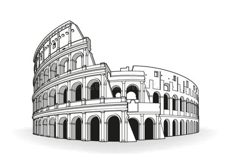 Coliseo De Roma Para Colortear Dibujo Para Colorear A Vrogue Co