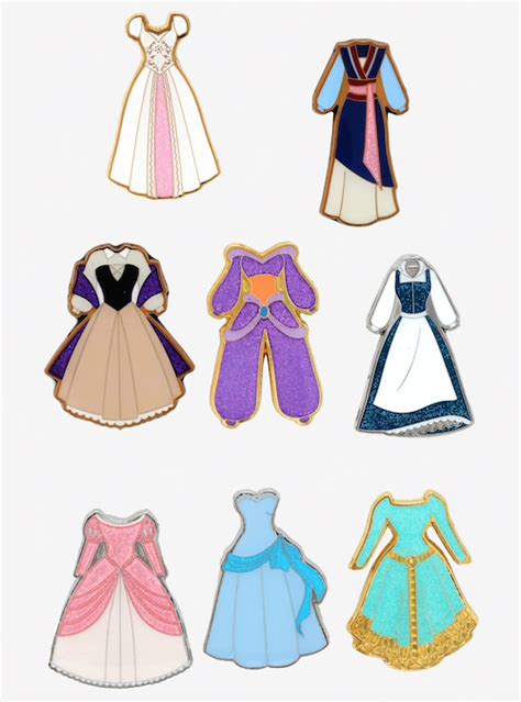 Disney Princess Dress Collection Vol 2 Boxlunch Pins Disney Pins Blog
