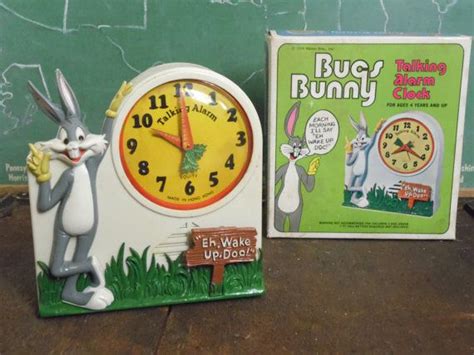 Bugs Bunny Talking Alarm Clockbugs Bunnyalarm Clockclockvintage