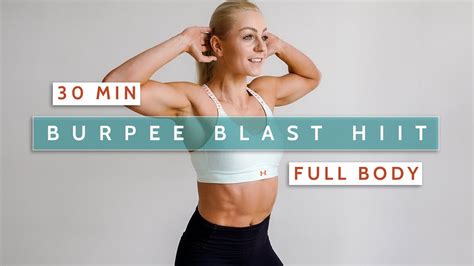 Min Burpee Blast Full Body Hiit Fun No Repeat Challenging