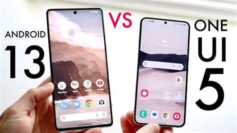 Samsung One Ui 5 Vs Android 13 Comparison Youtube