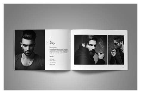 A5 Photography Portfolio Template On Yellow Images Creative Store 55099