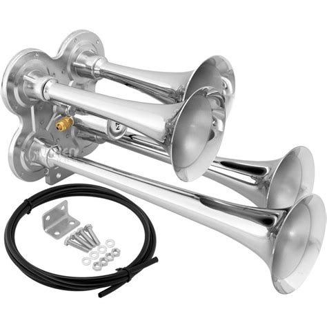 Vixen Horns Train Horn For Truckcar 4 Air Horn Chrome Plated Trumpets