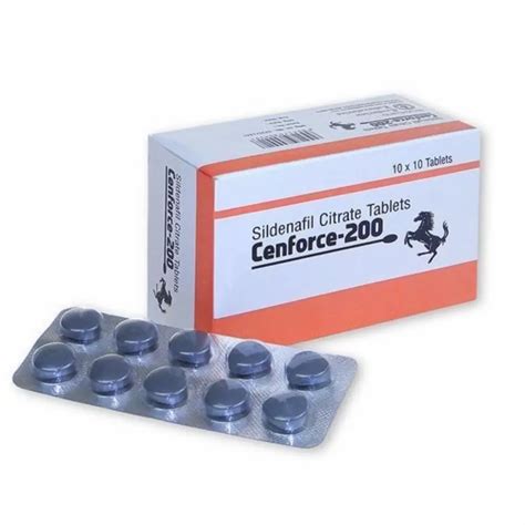 Cenforce Sildenafil Citrate 200mg At Rs 200 Stripe Erectile