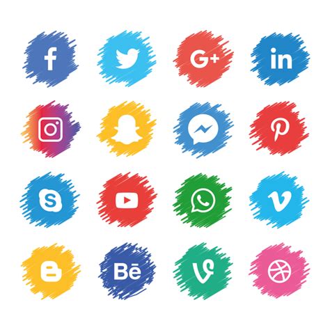 Social Media Icons Sets Social Media Clipart Social Icons Media
