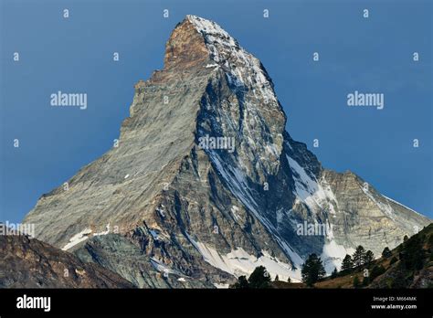 Matterhorn In The Summer Stock Photo Alamy