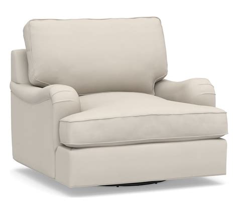 Pb Comfort English Arm Upholstered Swivel Armchair Upholstered Chairs