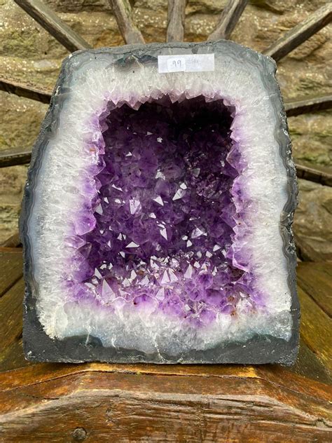 Amethyst Crystal Geode Premium Queen Grade 1254kg H25xw21x16cm