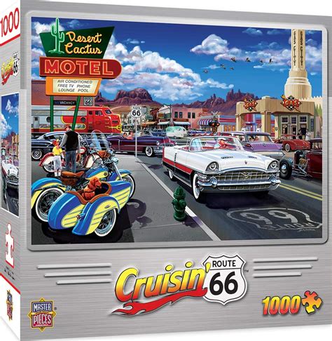 Masterpieces Cruisin Route 66 Jigsaw Puzzle 1000 Pieces 7 Styles For
