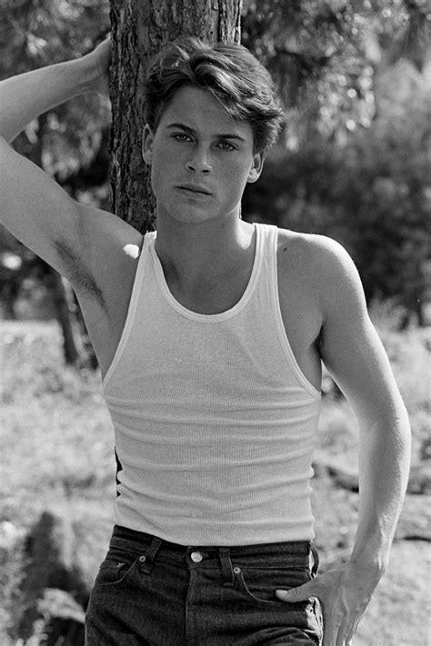 Rob Lowe Rob Lowe Young Rob Lowe 80s The Outsiders Cast 80s Men