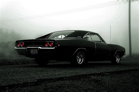 Powerful Black Dodge Charger Wallpapers And Images Wallpapers