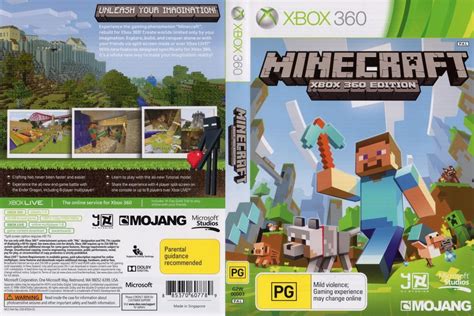 Xbox 360 Minecraft Xbox 360 Edition Rausgamecovers