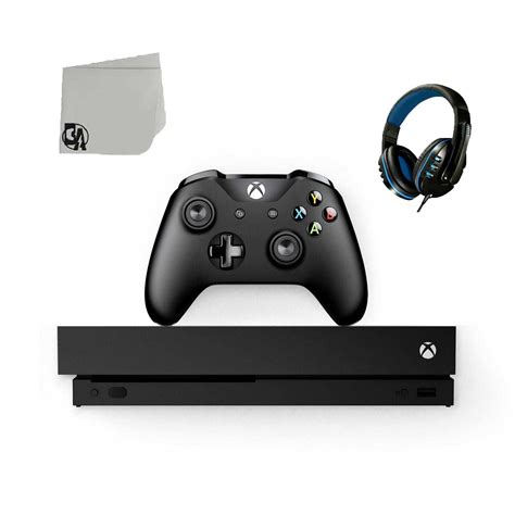 Microsoft Xbox One X 1tb Gaming Console Black With Bolt Axtion Bundle