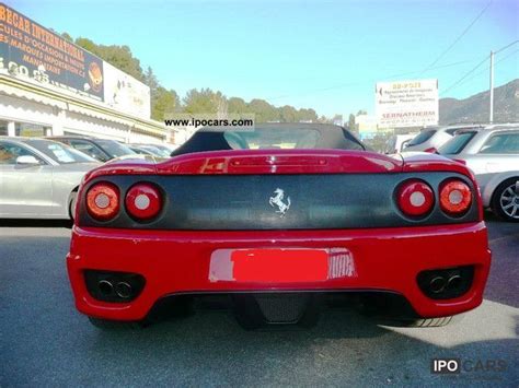 Ferrari 360 modena sportauspuff abgasanlage auspuff edelstahl neu. 2004 Ferrari Modena Spider V8 - Car Photo and Specs