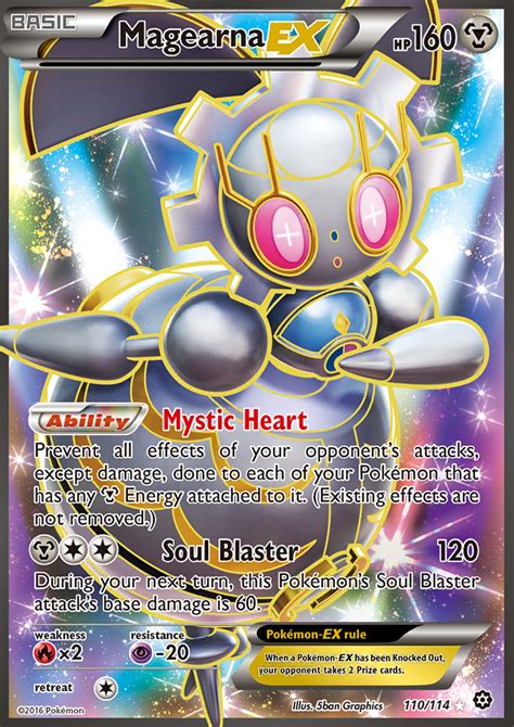 Search based on card type, energy type, format, expansion, and much. Magearna EX 110/114 XY Steam Siege Holo Ultra Rare Full ...